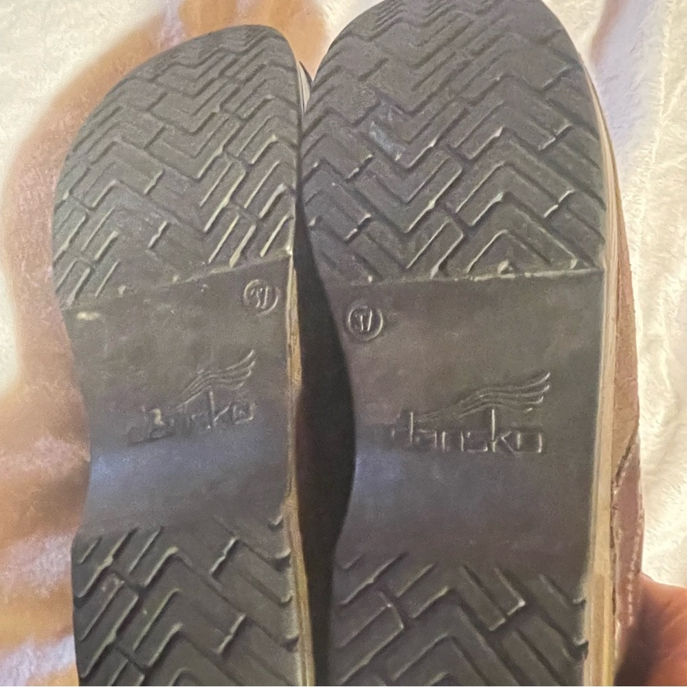 Dansko Brown Suede Clogs - image 6